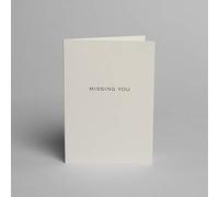 Blake Note Cards Indigo Missing You Oyster Note Cards with envelopes A6 148mm x 105mm - Pack of 5