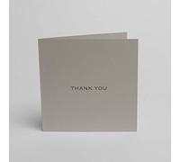 Blake Note Cards Indigo Thank You Pale Grey Note Cards with Dark Grey envelopes 150mm x 150mm Note Cards - Pack of 5