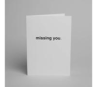 Blake Note Cards - Missing You A6+ (127 x 176 mm) - Pack of 10 - FSC Certified Luxury & Minimalistic Thank You Cards with Envelopes - Valentines/Boyfriend/Girlfriend Card (NCC2400/10)