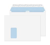 Blake Office C4 229 x 324 mm 120 gsm Peel & Seal Wide Window Wallet Envelopes (36217) Ultra White Wove - Pack of 250