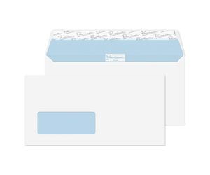 Blake Office DL 110 × 220 mm 120 gsm Peel & Seal Wallet Window Envelopes (32216)