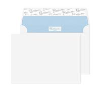 Blake Office - Premium Envelopes C6 (114 x 162 mm) - Pack of 50 - Quality 120GSM - FSC Certified - White Peel and Seal Envelopes - Business Envelope - Laser & Printer Compatible (31214)