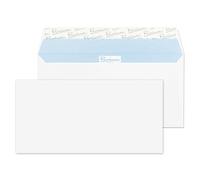 Blake Office - Premium Envelopes DL (110 x 220 mm) - Pack of 500 - Quality 120GSM - FSC Certified - White Peel and Seal Envelopes - Business Envelope - Laser & Printer Compatible (32215)