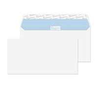 Blake Office - Premium Envelopes DL (110 x 220mm) - Pack of 50 - Thickness 120GSM - FSC Certified White Envelopes 4.3 x 20.6 Inches - Business Envelope - Laser & Printer Compatible (32214)