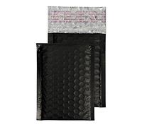 Blake Packaging - Black Bubble Mailers 145 x 90 mm - Pack of 100 - Micron 70 - Peel and Seal Mailing Bags - Small Business Supplies - Black Padded Envelopes for Shipping (MTB90)
