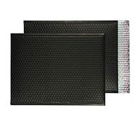 Blake Packaging - Black Bubble Mailers 450 x 324 mm - Pack of 50 - Micron 70 - Peel and Seal Mailing Bags - Small Business Supplies - Black Padded Envelopes for Shipping (MTB450)