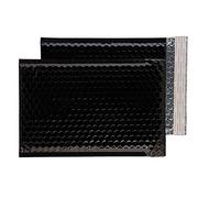 Blake Packaging - Black Bubble Mailers B5+ (250 x 180 mm) - Pack of 100 - Micron 70 - Peel and Seal Mailing Bags - Small Business Supplies - Black Padded Envelopes for Shipping (MBB250)