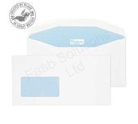 Blake PostFast - Laser & Inkjet Printer Compatible Envelopes DL+ (114 x 229mm) - Pack of 500 - Opaque Interior - 90GSM - Gummed - Window Envelopes DL+ - Office Stationery & Business Supplies (PF804IJ)