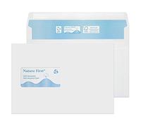 Blake Purely Environmental C5 162 x 229 mm 90 gsm Nature First Recycled Wallet Self Seal Window Envelopes (RN028) White - Pack of 500