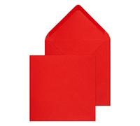 Blake Purely Everyday 155 x 155 mm 100 gsm Square Banker Invitation Gummed Envelopes (ENV4265) Red - Pack of 500