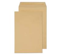 Valuex Pocket Envelope 381x254mm Recycled Self Seal Plain 90gsm Manilla (Pack 25