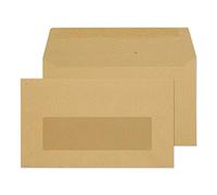 Blake Purely Everyday 89 x 152 mm 70 gsm Wallet Gummed Window Envelopes (23770) Manilla - Pack of 1000