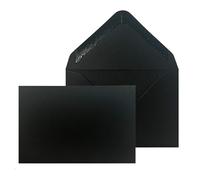 Blake Purely Everyday - Black Small Envelopes 62 x 94mm - Pack of 1000-120 GSM Thickness - Gummed Mini Envelope 2.4 x 3.7 Inches - for Florist & Flower Bouquet - Business Supplies (M2033B)