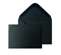 Blake Purely Everyday - Black Small Envelopes 70 x 100mm - Pack of 1000-120 GSM Thickness - Gummed Mini Envelope 2.8 x 3.9 Inches - for Florist & Flower Bouquet - Business Supplies (M3033B)