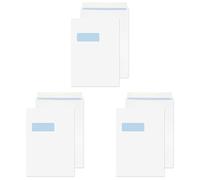 Blake Purely Everyday C4 324 x 229 mm 100 GSM Pocket Peel and Seal Window Envelopes (23892) White - Pack of 750