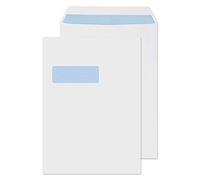 Blake Purely Everyday C4 324 x 229 mm 100 gsm Pocket Self Seal Window Envelopes (13892) White - Pack of 250