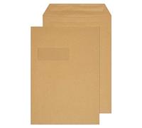 ValueX Everyday Envelopes C4 Manilla Pocket Window Self Seal 90gsm 324