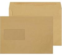 Blake Purely Everyday C5 162 x 229 mm 90 GSM Self Seal Wallet Window Envelopes (1608) Manilla - Pack of 50
