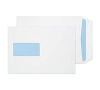 ValueX Everyday Envelopes C5 White Pocket Window Self Seal 100gsm 229x