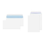 Blake Purely Everyday DL 110 x 220 mm 100 GSM Peel and Seal Envelopes (23882/50 PR) White, Pack of 50 with C5 229 x 162 mm 90 GSM Pocket Self Seal Envelopes (13893/50 PR) White, Pack of 50