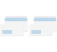 Blake Purely Everyday DL 110 x 220 mm 100 GSM Window Peel & Seal Wallet Envelopes (23884/250) White - Pack of 500