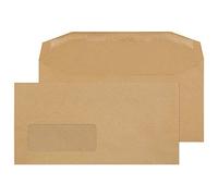 Blake Purely Everyday DL 110 x 220 mm 80 gsm Gummed Mailer Window Envelopes (13810) Manilla - Pack of 1000