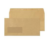 Purely Everyday Wallet Self Seal Window Manilla DL 110X220 80GSM - Box of 1000