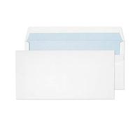 Blake Purely Everyday DL 110 x 220 mm 90 gsm Wallet Self Seal Envelopes (13882/50 PR) White - Pack of 50