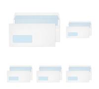 Blake Purely Everyday DL 110 x 220 mm 90 GSM Window Self Seal Wallet Envelopes (13884/50 PR) White - Pack of 250