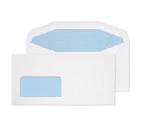 Blake Purely Everyday DL+ 114 x 229 mm 110gsm Mailer Gummed Low Window Envelopes (8704) White - Pack of 1000