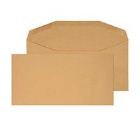 Purely Everyday Mailing Bag DL++ Gummed 114 x 235 mm Plain 80 gsm Manilla Pack of 1000