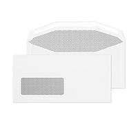 Blake Purely Everyday DL+ 114 x 235 mm 90 gsm Mailer Gummed Low Window Envelopes (3995BW) White - Pack of 1000