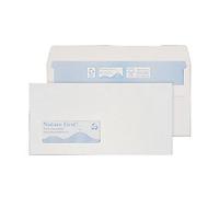 Blake Purely Everyday Environmental Envelopes Window DL 220 (W) x 110 (H) mm White 90 gsm Pack of 1000
