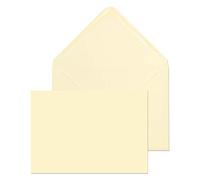 Blake Purely Everyday - Invitation Cream Envelopes C6 (114 x 162 mm) - Pack of 500 - Paper 100GSM - Gummed Envelope with Triangle Flap 4.5 x 6.4 Inches - for Greetings/Wedding/Arts and Craft ENV2302