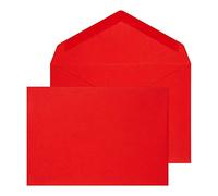 Blake Purely Everyday - Invitation Red Envelopes C6 (114 x 162 mm) - Pack of 500 - Paper 100GSM - Gummed Red Envelope with Triangle Flap 4.5 x 6.4 Inches - For Greetings/Wedding/Arts and Craft ENV2662