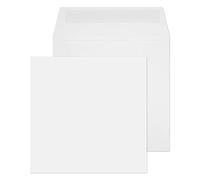 Blake Purely Everyday - White Envelopes 140 x 140 mm - Pack of 500 - PEFC Certified 100GSM - Gummed Square Envelopes in White - Business/Office Supplies - Invitation/Wedding Use Envelope (0140SQ)