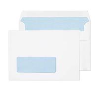 Blake Purely Everyday - White Envelopes C6 Window (114 x 162 mm) - Pack of 1000 - Weight 90GSM - Self Seal C6 Envelopes 4.5 x 6.4 Inches - Sustainable PEFC Certified - Office Business Supplies (2603W)