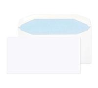 Blake Purely Everyday - White Envelopes DL (110 x 220 mm) - Pack of 1000 - Weight 90GSM - Gummed DL Envelopes 4.3 x 8.7 Inches - Sustainable PEFC Certified - Office Business Supplies (3701)