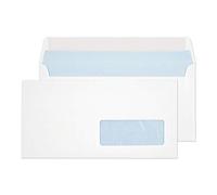 Blake Purely Everyday - White Envelopes DL Window (110 x 220 mm) - Pack of 500 - Weight 100GSM - Peel and Seal DL Envelopes 4.3 x 8.7 Inches - Sustainable PEFC - Office Business Supplies (25885RH)