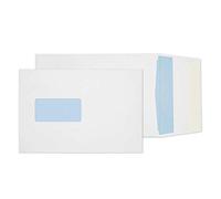Blake Purely Everyday - White Gusset Window Envelopes C5 (229 x 162 x 25 mm) - Pack of 125 - Strong 120GSM - Peel and Seal - Document Expandable Envelopes 9 x 6.4 Inches - Office (6001)