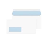 Blake Purely Everyday DL 110 x 220 mm 100 gsm Peel & Seal Window Wallet (23884/50 PR) White - Pack of 50