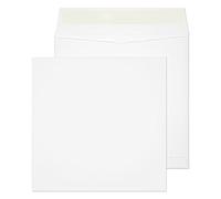 Blake Purely Packaging 220 x 220 mm 210 gsm Optima Card Peel & Seal Square Envelopes (OP720) Ultra White - Pack of 250