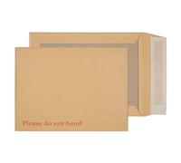 Blake Purely Packaging 241 x 178 mm Board Back Pocket Peel and Seal Envelopes (11935) Manilla - Pack of 125