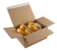 Blake Purely Packaging 310 x 230 x 81-160 mm One-Touch Postal Box Peel & Seal Tamper Evident Plastic Free (PEB40) Brown Kraft - Pack of 20