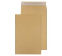 Blake Purely Packaging 381 x 254 x 25 mm 140 gsm Gusset Pocket Peel & Seal Envelopes (11101) Manilla - Pack of 125