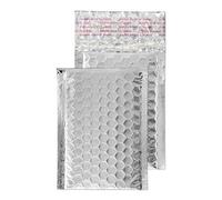Blake Purely Packaging 90 x 145 mm Matt Metallic Padded Bubble Envelopes Peel and Seal (MTA90) Metallic Silver - Pack of 100