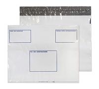Blake Purely Packaging C3+ 330 x 430 mm Polypost Polythene Mailing Bag Envelopes Peel & Seal (PE74/W) White - Pack of 100
