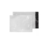 Blake Purely Packaging C4+ 320 x 240 mm Polypost Polythene Mailing Bag Envelopes Peel and Seal (PE42/W) White - Pack of 1000