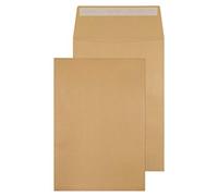 Blake Purely Packaging C4 324 x 229 x 25 mm 130 gsm Gusset Pocket Peel & Seal Envelopes (1991) Manilla - Pack of 125