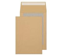 Blake Purely Packaging C4 324 x 229 x 50 mm Board Back Gusset Pocket Peel & Seal Envelopes (93935M) Manilla - Pack of 125